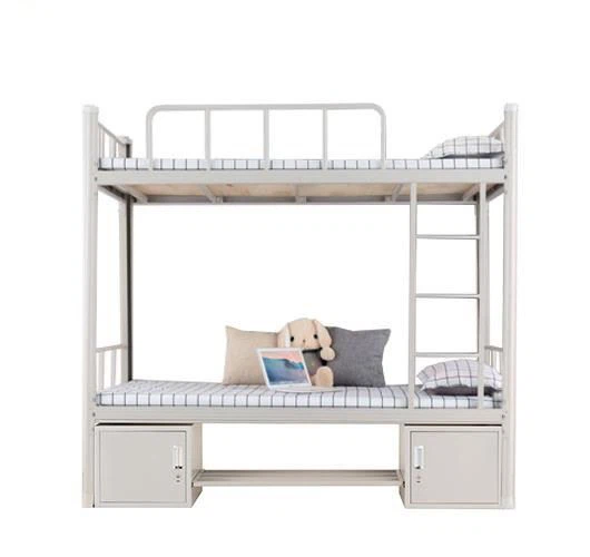 Metal Bunk Bed With Storage Cabinet